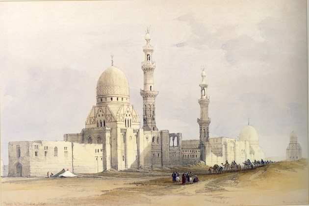 Mosque of Ayed Bey in the Desert of Suez
