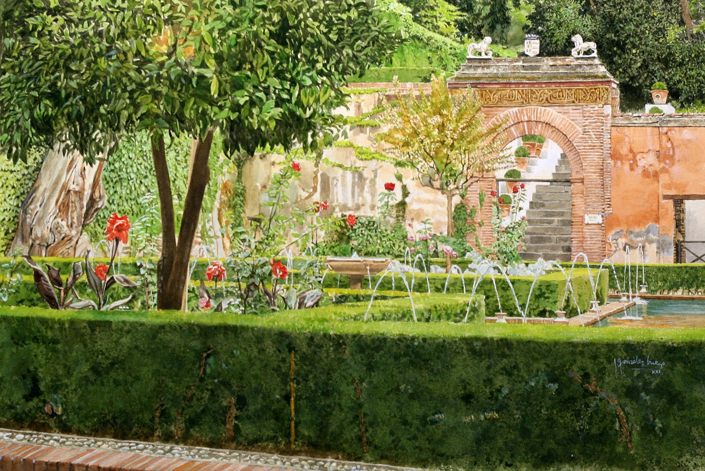 The Garden of the Sultana, Generalife