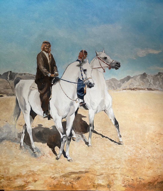 Two Riders; the Shekyh and his son