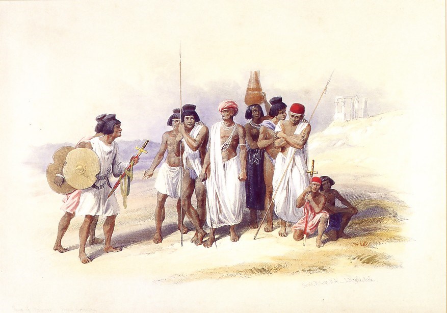 Group of Nubians at Wady Kardassy