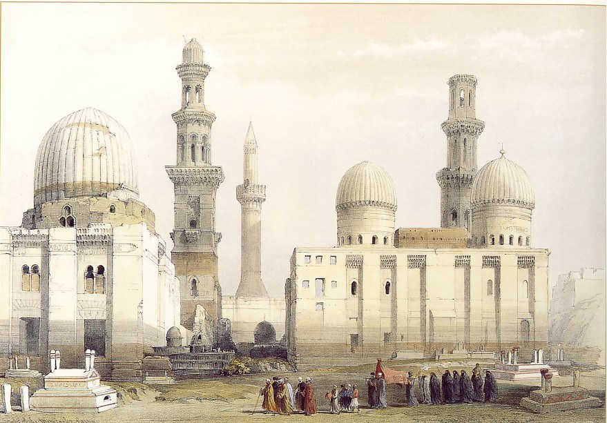 Tombs of the Mamlouks, Cairo, with an Arab Funeral