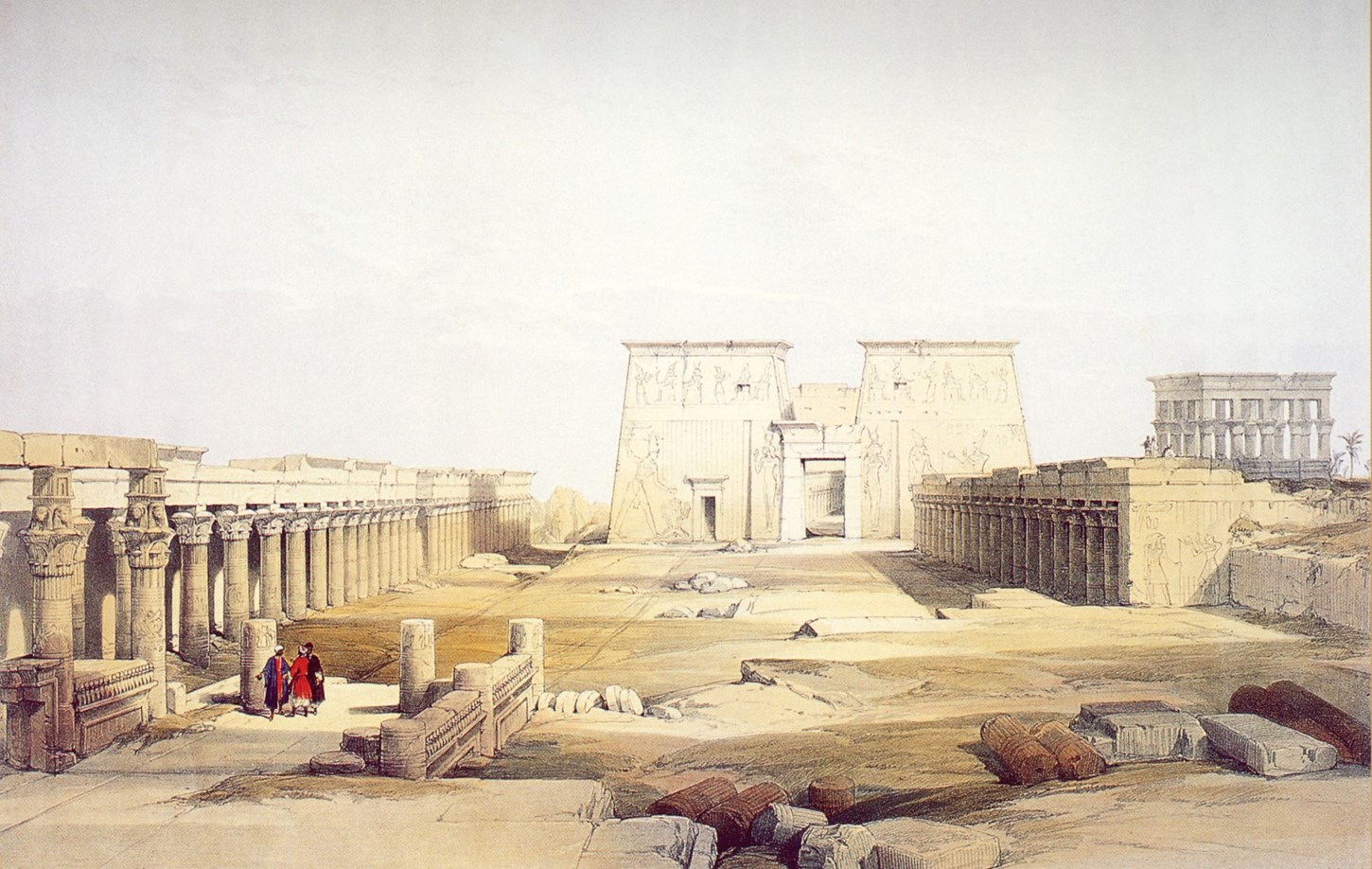 Grand Approach to the Temple of Philae, Nubia