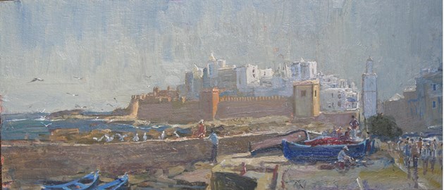 Essaouira, citadel and harbour view
