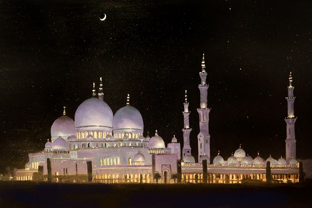 Crescent Moon, Sheikh Zayed, Grand Mosque Abu Dhabi