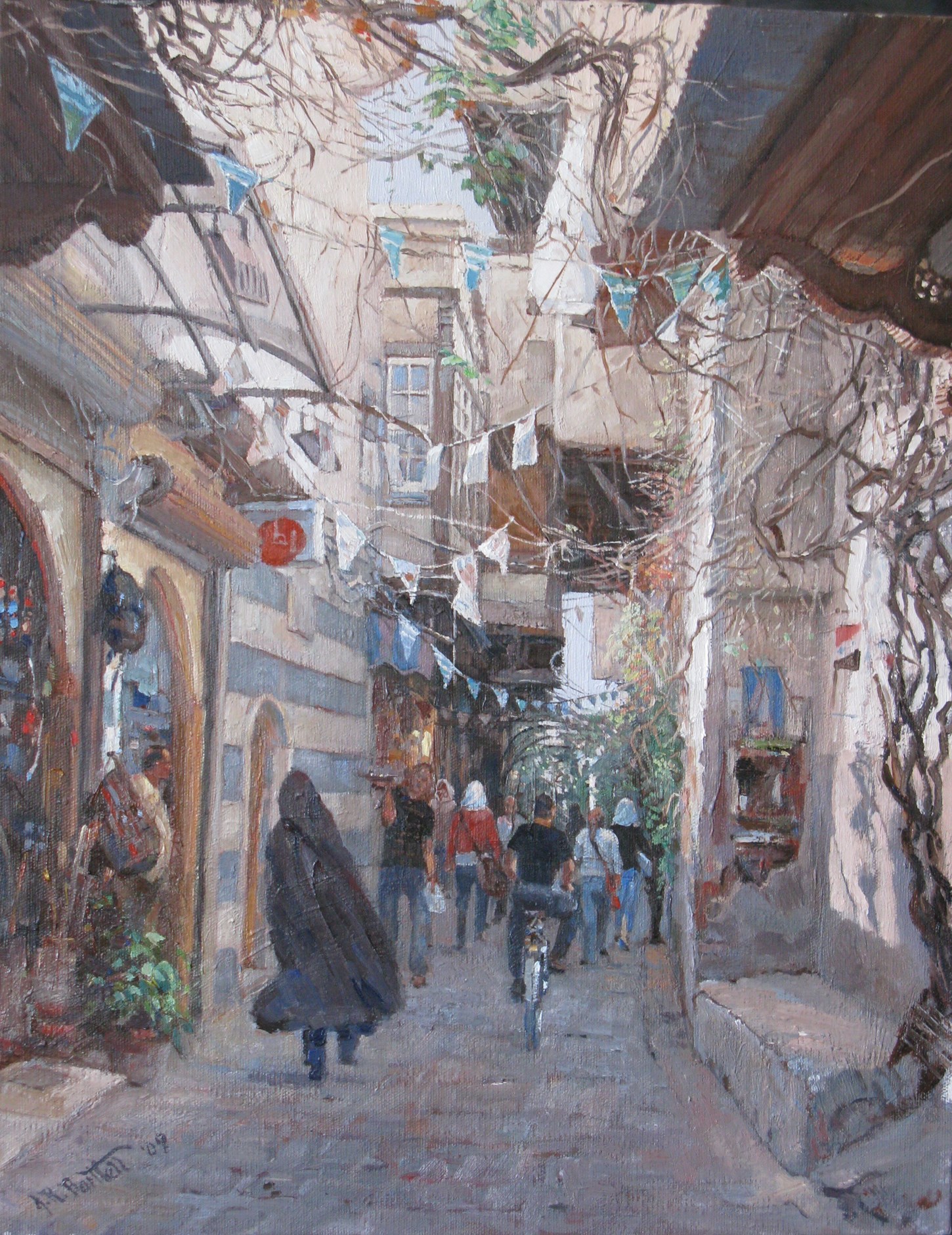Street in Bab Toomi, Damascus
