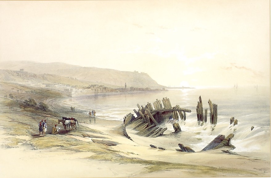 Caiphas, looking towards Mount Carmel