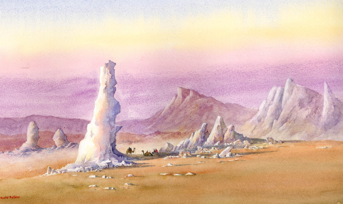 Rest break, White Desert