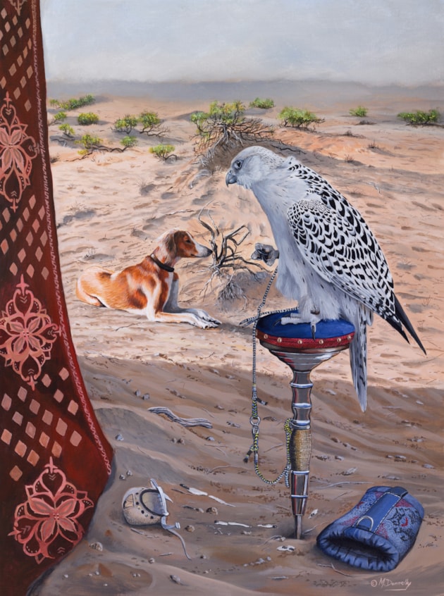 Saker and Saluki
