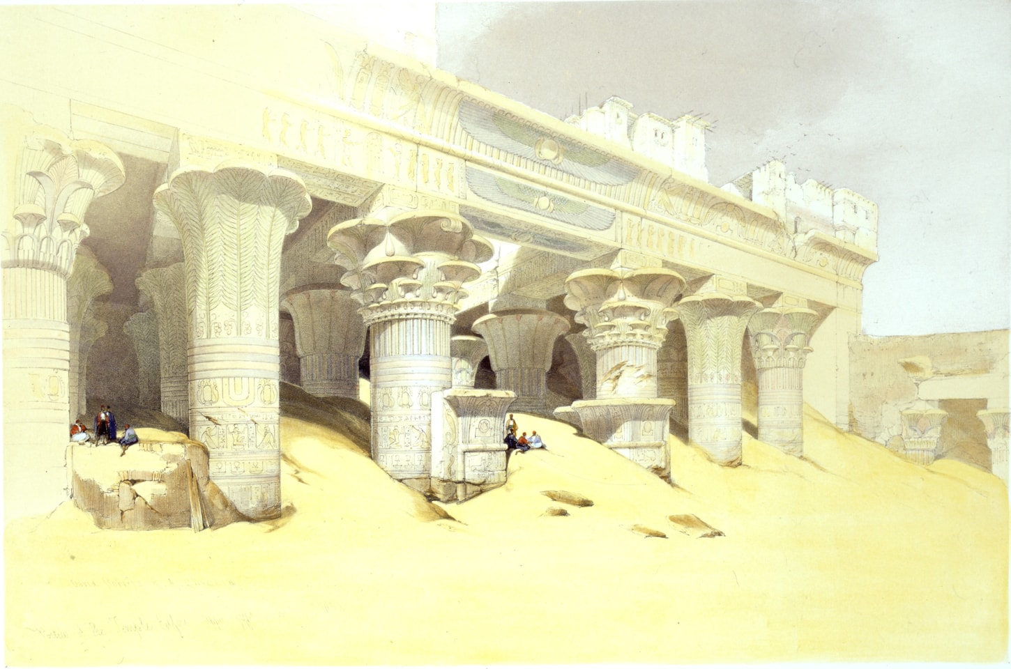 Portico of the Temple of Edfou