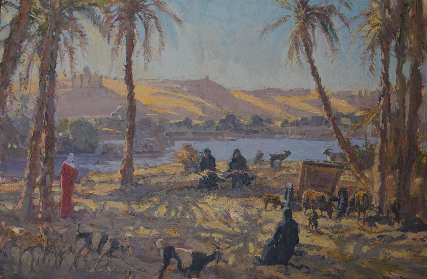 Stripping Palm Fronds, Elephantine Island, Aswan