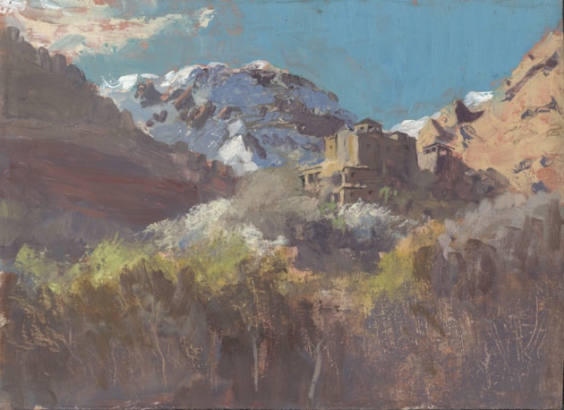 Toubkal from Imlil
