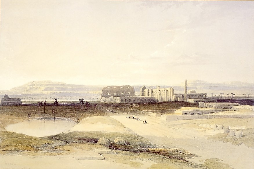 General View of Karnak, looking towards Baban-El-Molook