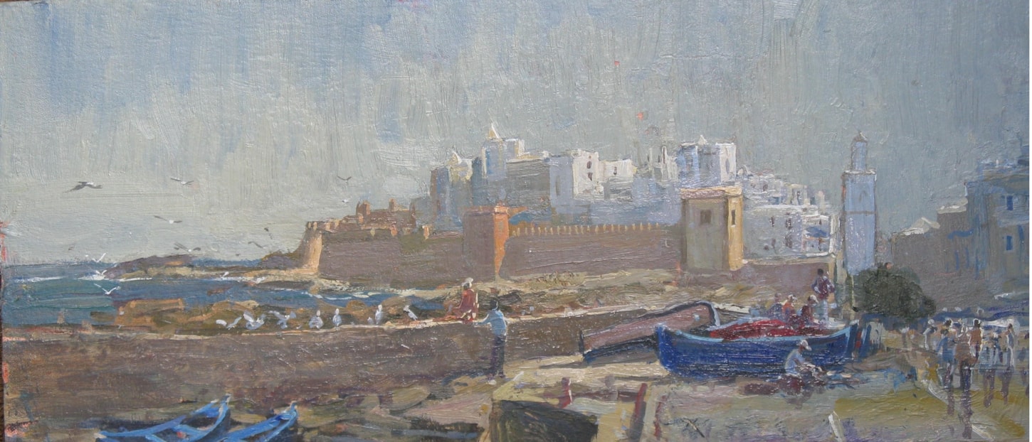 Essaouira, citadel and harbour view