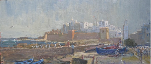 Essaouira, citadel and harbour view