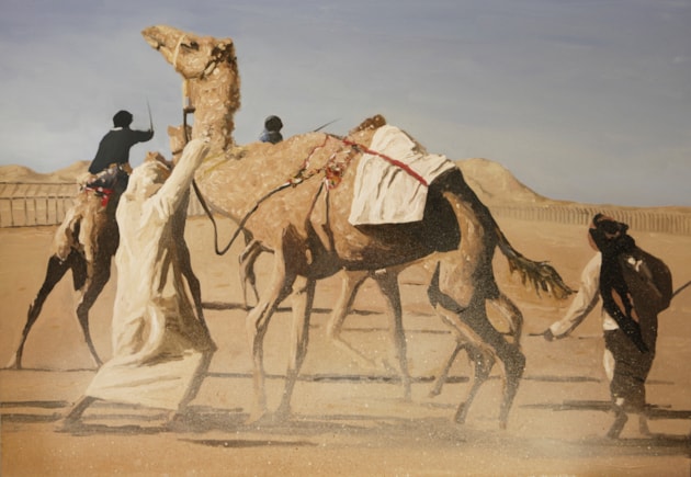 The start of the race. Thumrayt, salalah, Oman
