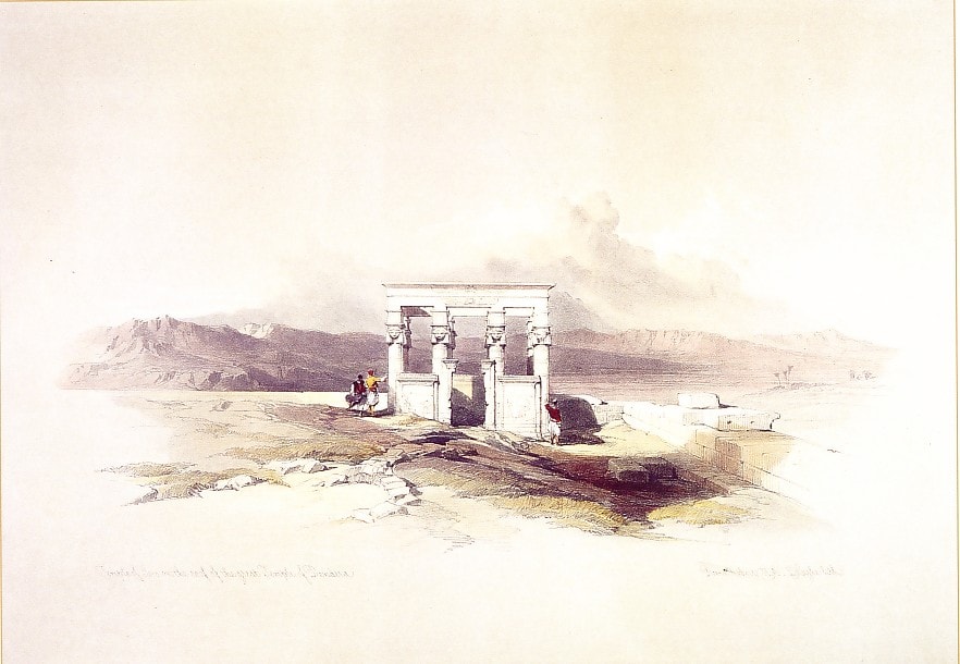 Temple of Isis in the Roof of Dendera