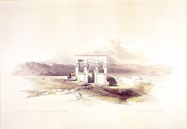 Temple of Isis in the Roof of Dendera