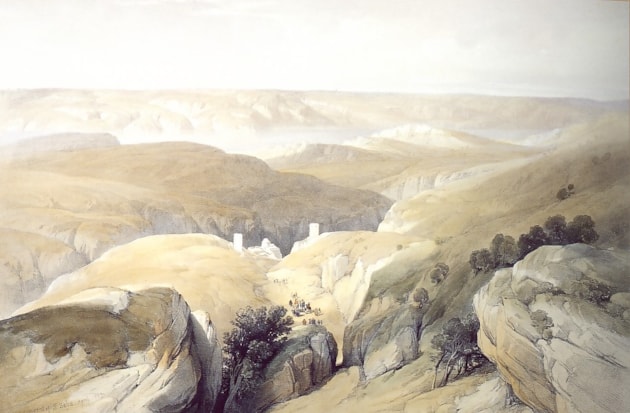 Wilderness of Engedi, Near Convent of St Saba