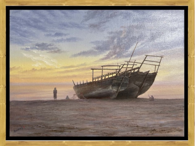 Two Dhows on the Gulf