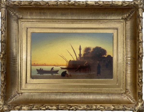 Vue prise a Beni-Soeuf, Haute Egypte