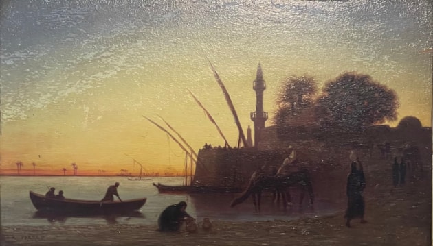 Vue prise a Beni-Soeuf, Haute Egypte
