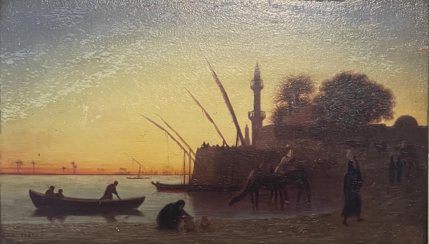 Vue prise a Beni-Soeuf, Haute Egypte