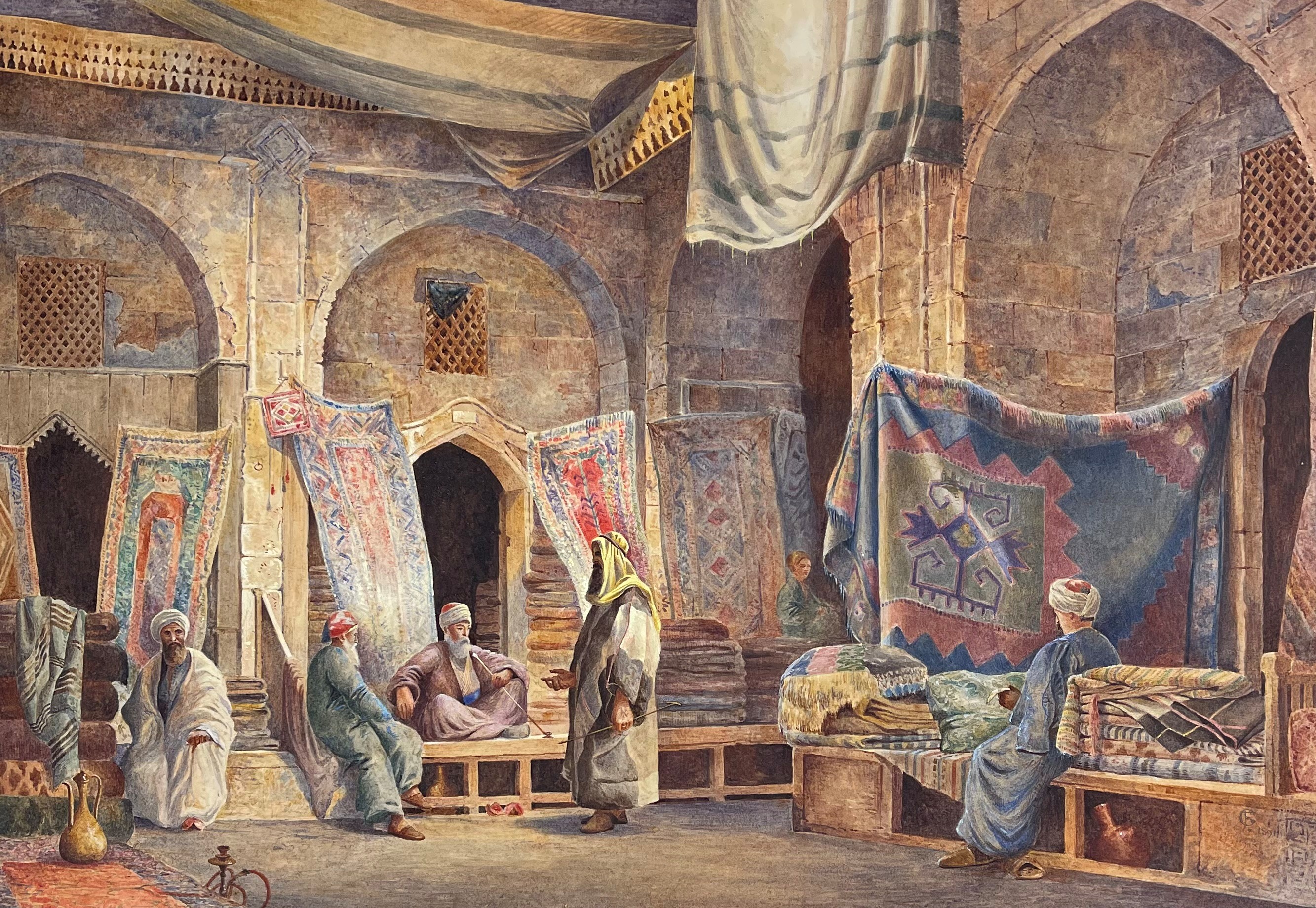 The Carpet Bazaar, Cairo