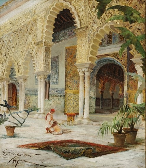 The Courtyard of the Palace
